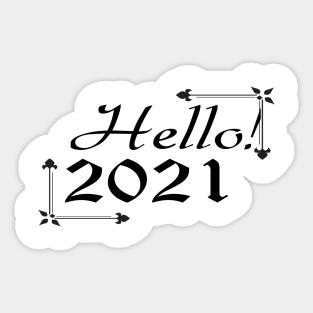 Happy new year 2021 Sticker